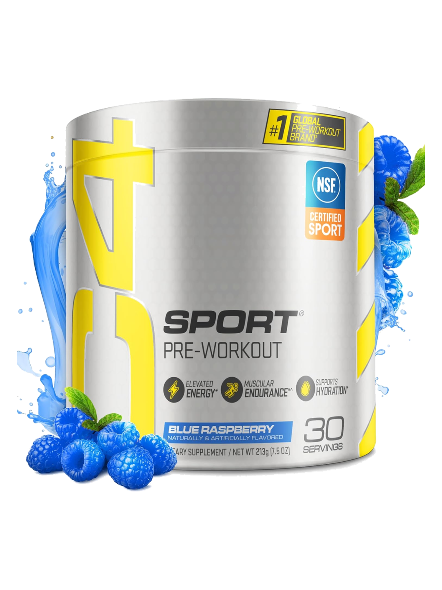 C4 Sport Pre Workout Powder Blue Raspberry