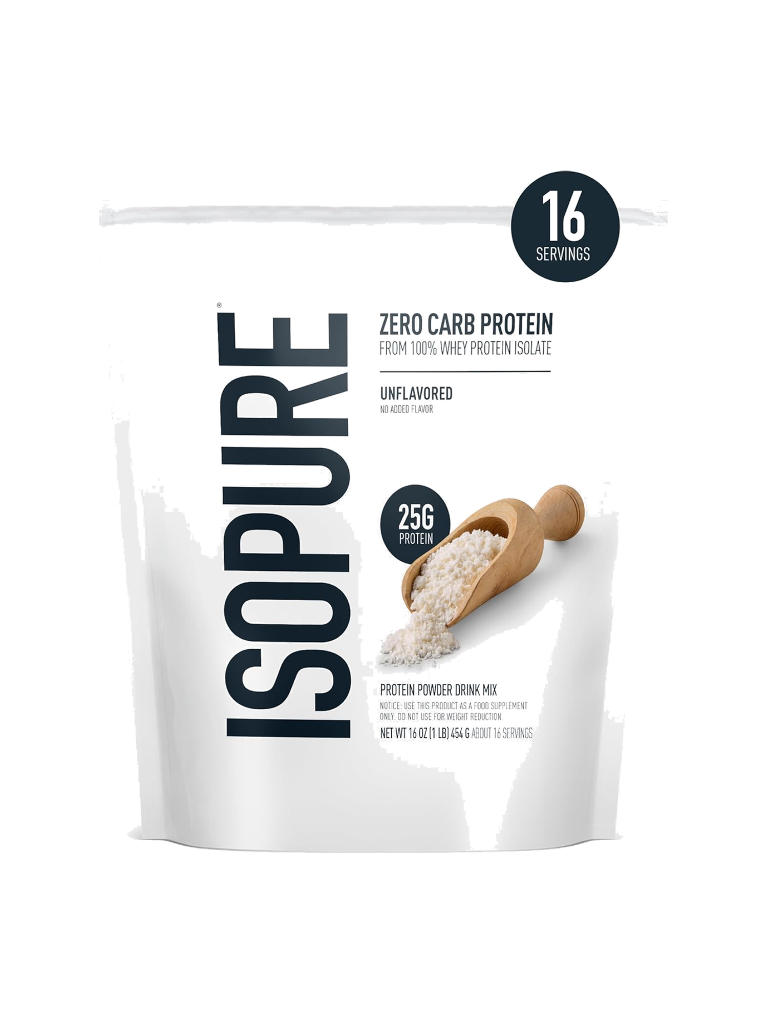 Zero Carb 100% Pure Whey Isolate Protein Powder