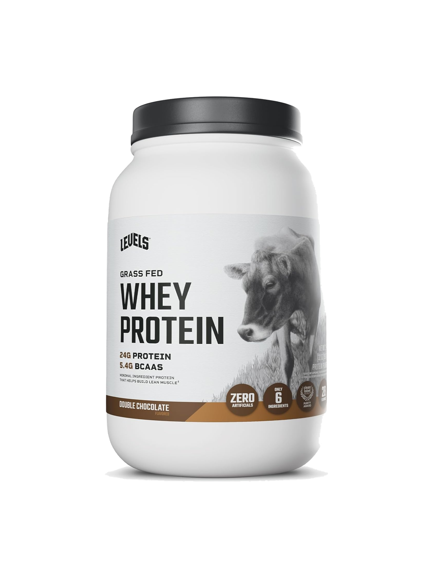 Grass Fed Whey Protein Powder, Double Chocolate