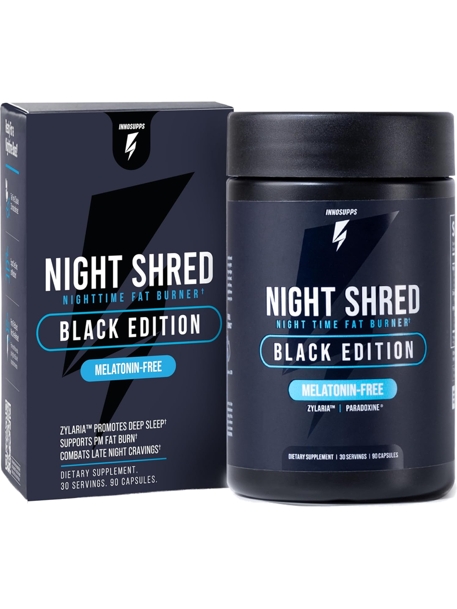 Black Melatonin-Free Night Time Fat Burner