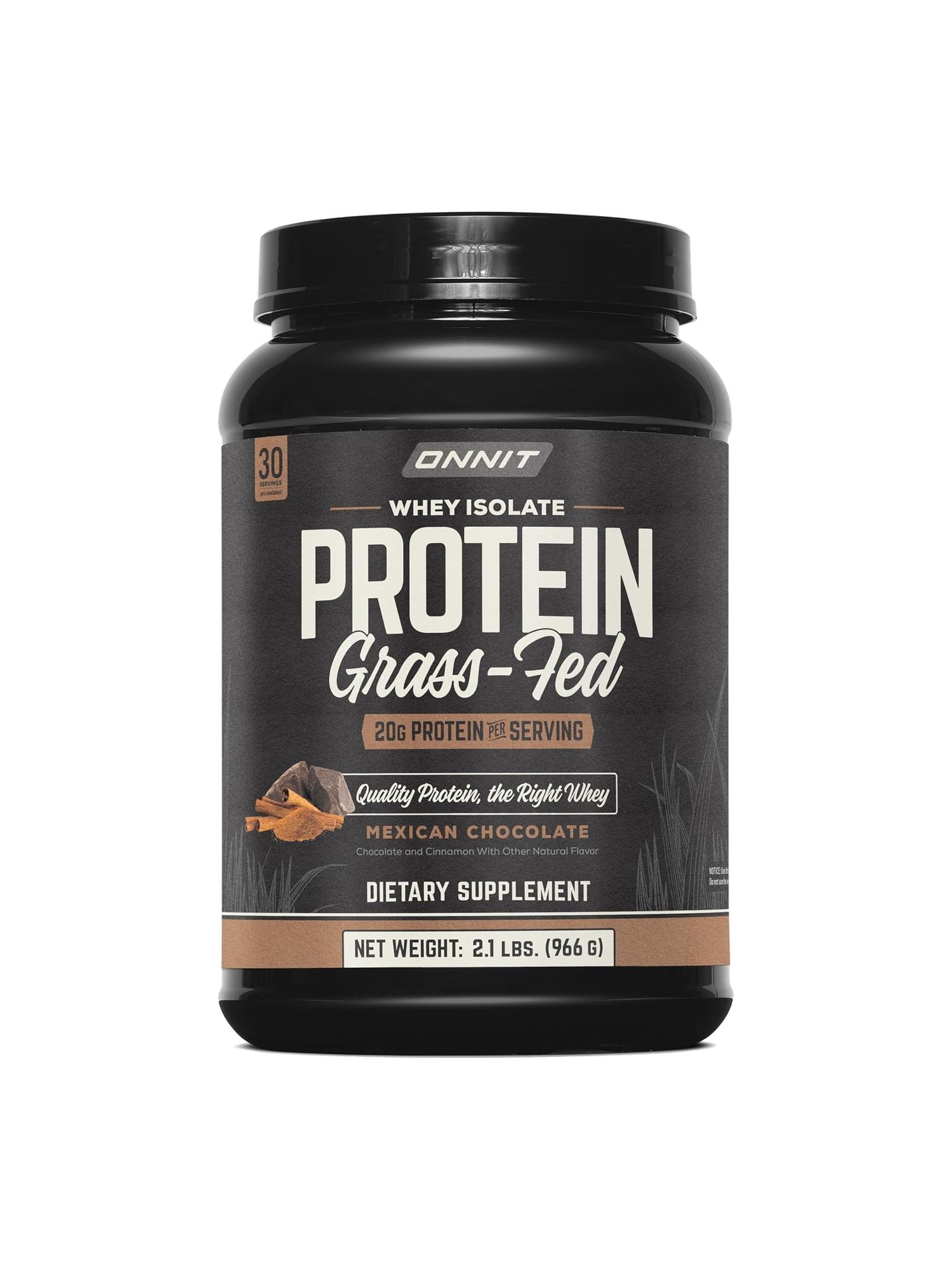 Grass Fed Whey Isolate Protein Powder
