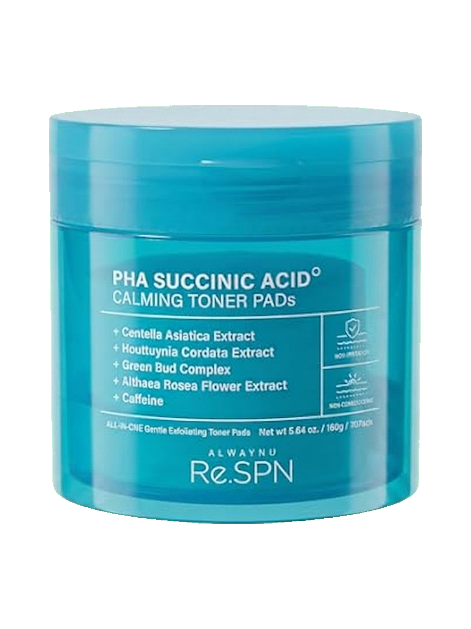 PHA Succinic Acid Calming Toner Pads