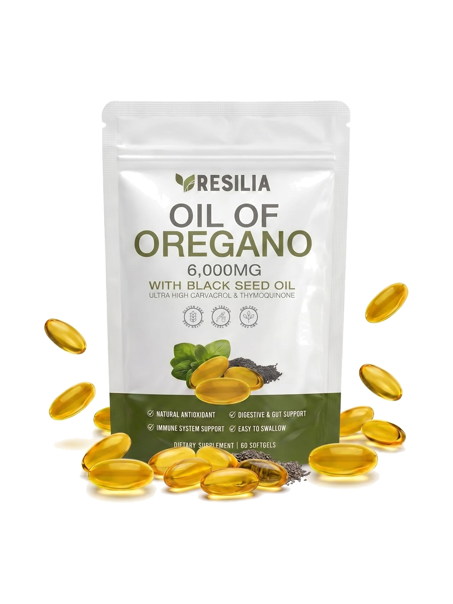 Softgels with Black Seed Oil 6000mg