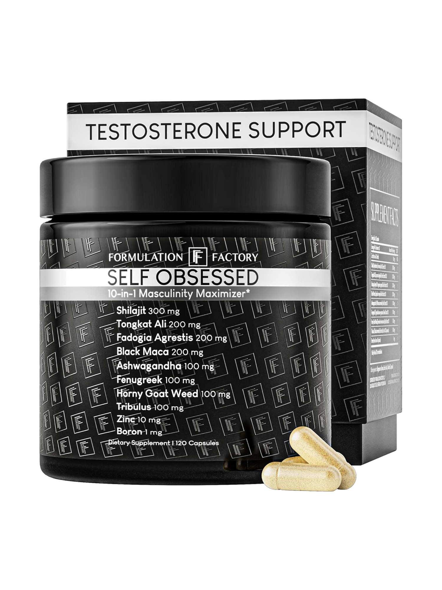 Self Obsessed 10-in-1 Natural Testosterone Booster for Men
