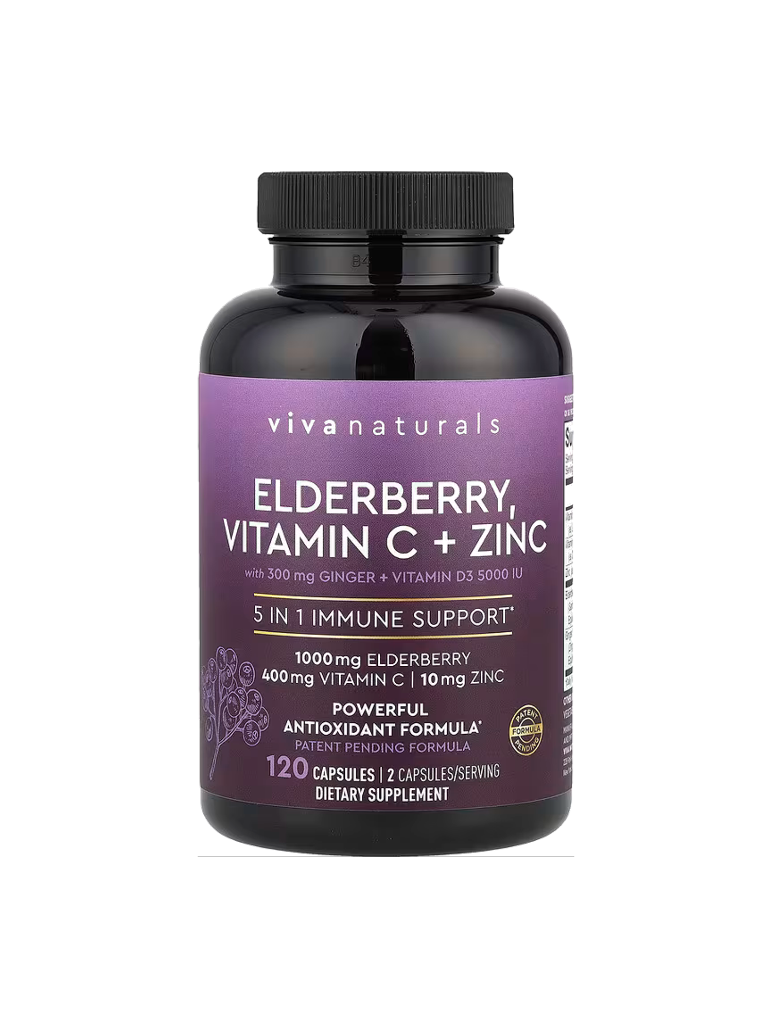 Elderberry with Vitamin C and Zinc